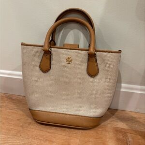 Tory Burch Woven Top Handle Bag
